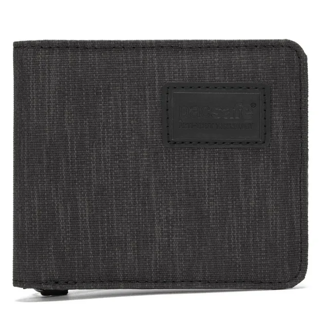 PacSafe Portfel RFID safe bifold wallet - Carbon 