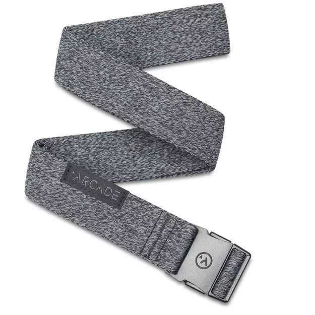 ARCADE Midnighter SLIM (3,2 cm) Heather Black - Pasek elastyczny pasek do spodni