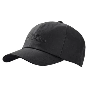 JACK WOLFSKIN Baseball Cap - black - bawełniana czapka z daszkiem
