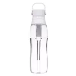 AQUALOGIS Butelka filtrująca Aqua&Go Tritan z filtrem - 750 ml - biała - 3