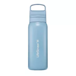 LIFESTRAW Go 2.0 - Butelka ze stali nierdzewnej z filtrem - 530 ml - Icelandic Blue