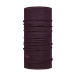 BUFF Lightweight Merino Wool Solid Deep Purple  - Chusta wełniana 