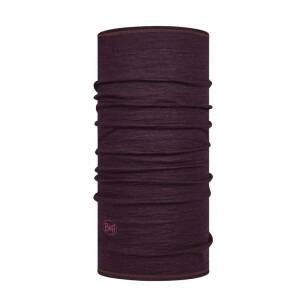 BUFF Lightweight Merino Wool Solid Deep Purple  - Chusta wełniana 