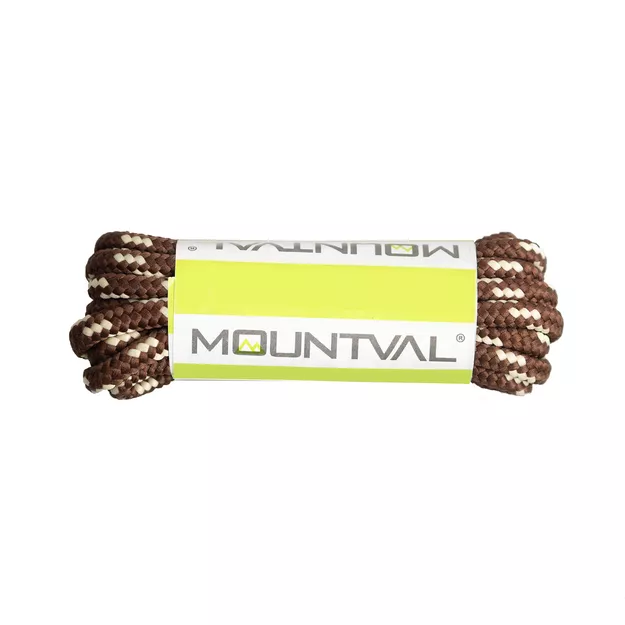 MOUNTVAL Sznurowadła sznurówki do butów turystycznych 90 cm - brązowo-beżowe