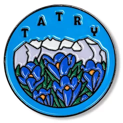 Pin metalowy turystyczny Krokusy TATRY - PINSTORY