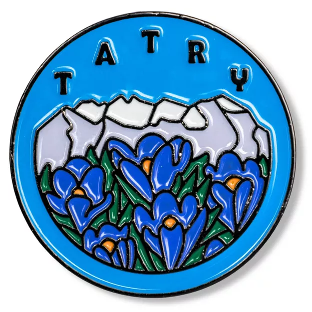 Pin metalowy turystyczny Krokusy TATRY - PINSTORY
