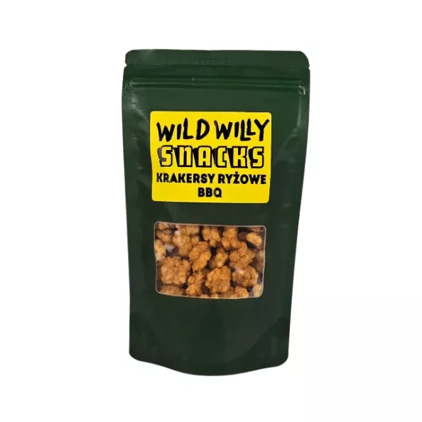 WILD WILLY Krakersy ryżowe BBQ 60 g