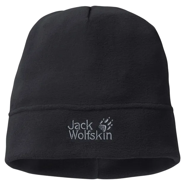 Jack Wolfskin Real Stuff Cap Black -  czapka polarowa