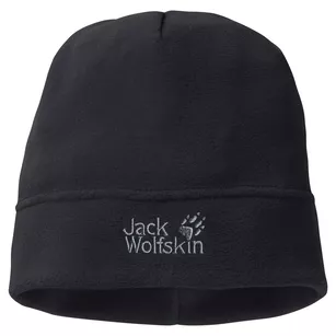 JACK WOLFSKIN Real Stuff Cap black - czapka polarowa