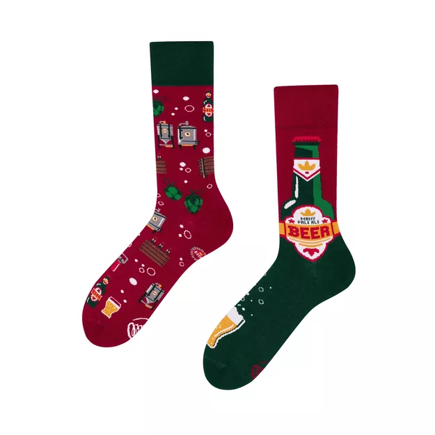 MANY MORNINGS - Many Pale Ale - bawełniane kolorowe skarpetki - piwo