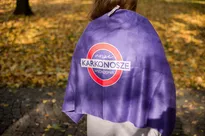 NASZE GÓRY Ręcznik szybkoschnący - metro mapa - Karkonosze Wschodnie (fioletowy) - 4