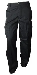 MIL-TEC BDU czarne - Spodnie mundurowe bojówki