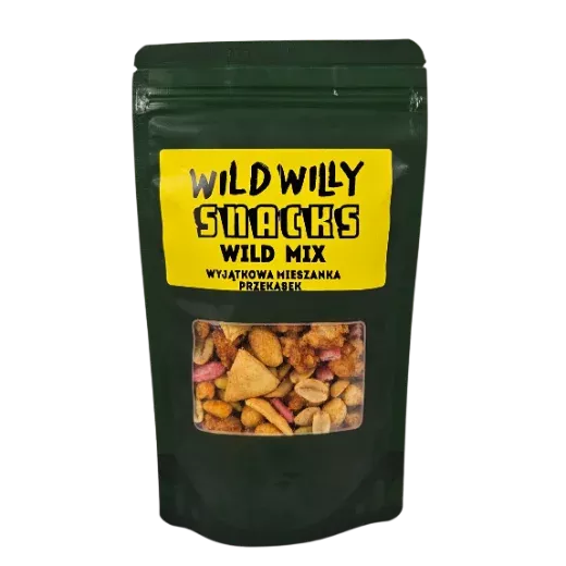 WILD WILLY MIX przekąsek - 100 g - orzechy, ryż, kukurydza