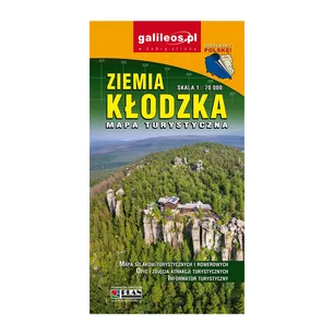 GALILEOS Mapa turystyczna - Ziemia Kłodzka - laminowana