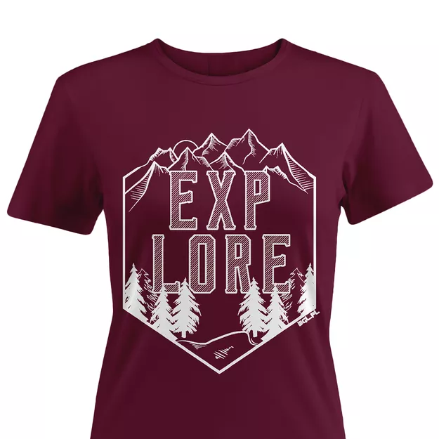 Koszulka Explore damska - seria Nature