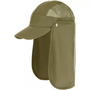VIKING Tenta - khaki - czapka z daszkiem z odpinaną osłoną na kark/twarz