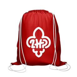 Plecak workowy worek z logo ZHP - czerwony