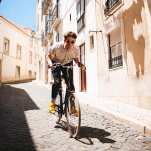 MANY MORNINGS - The Bicycles - bawełniane kolorowe skarpetki - rowery