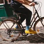 MANY MORNINGS - The Bicycles - bawełniane kolorowe skarpetki - rowery