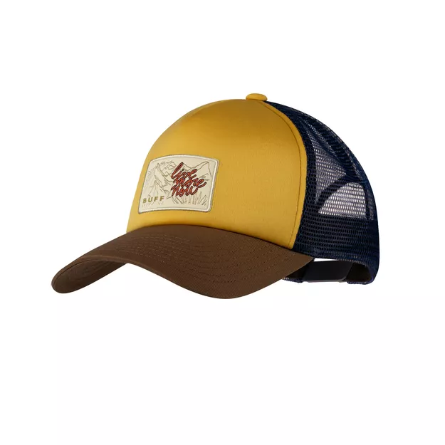 BUFF Trucker Cap - Erlen Camel - czapka z daszkiem siatkowa