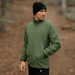 ALPINUS Wanaka - męska wiatrówka z wełną merino - oliwkowy - 4