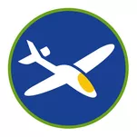 Sprawność harcerska Szybownik / Szybowniczka - zielone obszycie - reforma SIM - System Identyfikacji Metodycznej