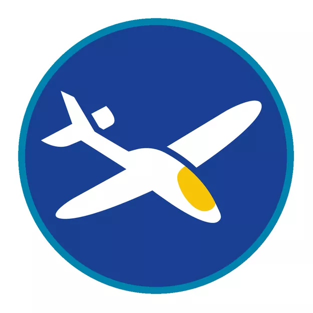 Sprawność harcerska Szybownik / Szybowniczka - niebieskie obszycie - reforma SIM - System Identyfikacji Metodycznej