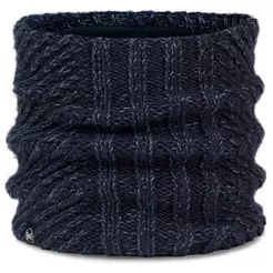 BUFF Bandana Knitted & Fleece Neckwarmer Akna - ciepły komin - Night Blue