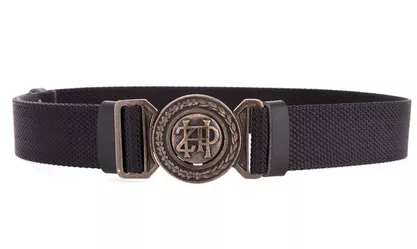 Pas harcerski ZHP parciany czarny do munduru - 120 cm