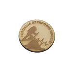 FUNDACJA SZERPOWIE NADZIEI Drewniany magnes z logo - 2