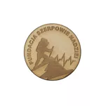 FUNDACJA SZERPOWIE NADZIEI Drewniany magnes z logo