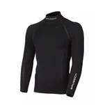 BRUBECK Extreme wool - black - gruba męska bluza z wełną merynosa