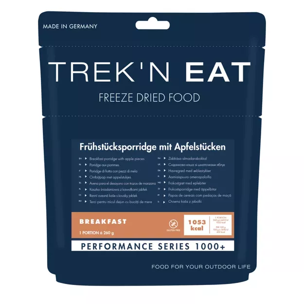 TREK'N EAT Owsianka z jabłkami PS 1000 + 260 g / 780 g - żywność liofilizowana