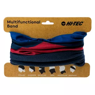 HI-TEC Rine - Geometric Mountains Print - chusta wielofunkcyjna z polarem