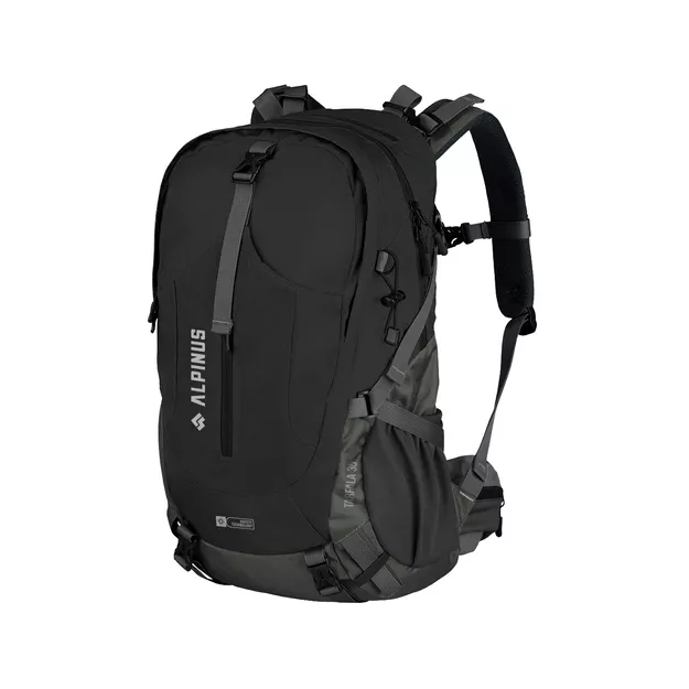 ALPINUS Tarfala 35 - czarny - plecak turystyczny z siatką dystansową