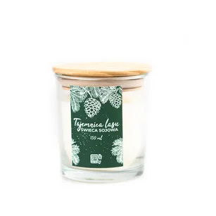 Świeca sojowa - 150 ml - Tajemnica lasu - świeczka z wosku sojowego