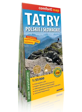 Mapa ExpressMap TATRY POLSKIE I SŁOWACKIE - Laminowana