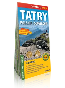 Mapa ExpressMap TATRY POLSKIE I SŁOWACKIE - Laminowana