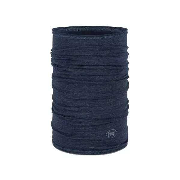 BUFF Lightweight Merino Wool - Solid Night Blue - chusta wielofunkcyjna z wełny merino