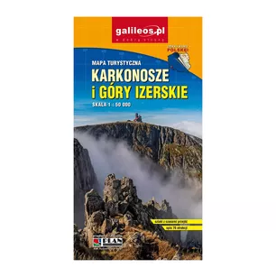GALILEOS Mapa turystyczna - Karkonosze i Góry Izerskie - laminowana