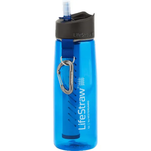 LifeStraw Go Blue - butelka filtrująca, przenośny filtr do wody 