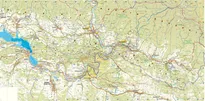 Mapa turystyczno-rowerowa Pieniny