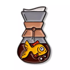 Pin metalowy - Ryba w Chemeksie - PINSTORY