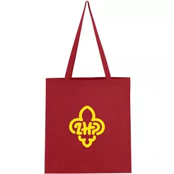 Torba bawełniana z logo ZHP - czerwona