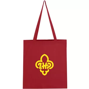 Torba bawełniana z logo ZHP - czerwona