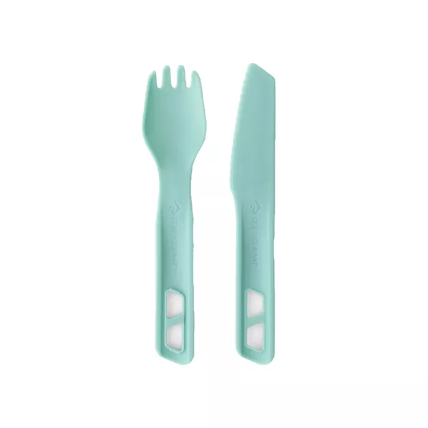 SEA TO SUMMIT Zestaw sztućców turystycznych 2 elementy - Passage Cutlery Set - Aqua Sea