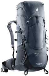 DEUTER Aircontact Lite 50+10 graphite-black - Lekki plecak trekkingowy