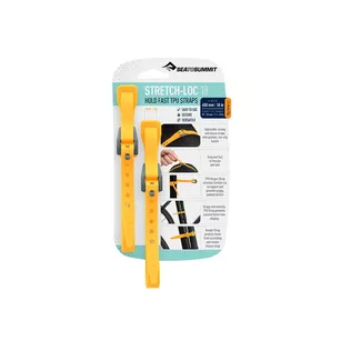 SEA TO SUMMIT Stretch-Loc 18 Yellow - pasy mocujące troki 12 mm x 450 mm - żółte