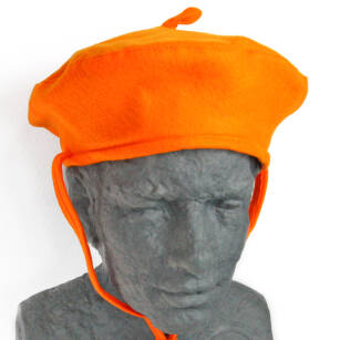 Beret zuchowy pomarańczowy - czapka nakrycie głowy dla zucha