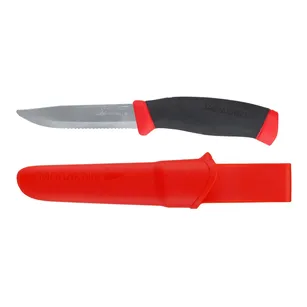 Mora Companion F Rescue - czerwony - finka harcerska / nóż ratowniczy